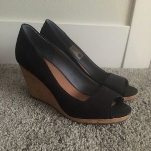 TOMS Peep Toe Wedges